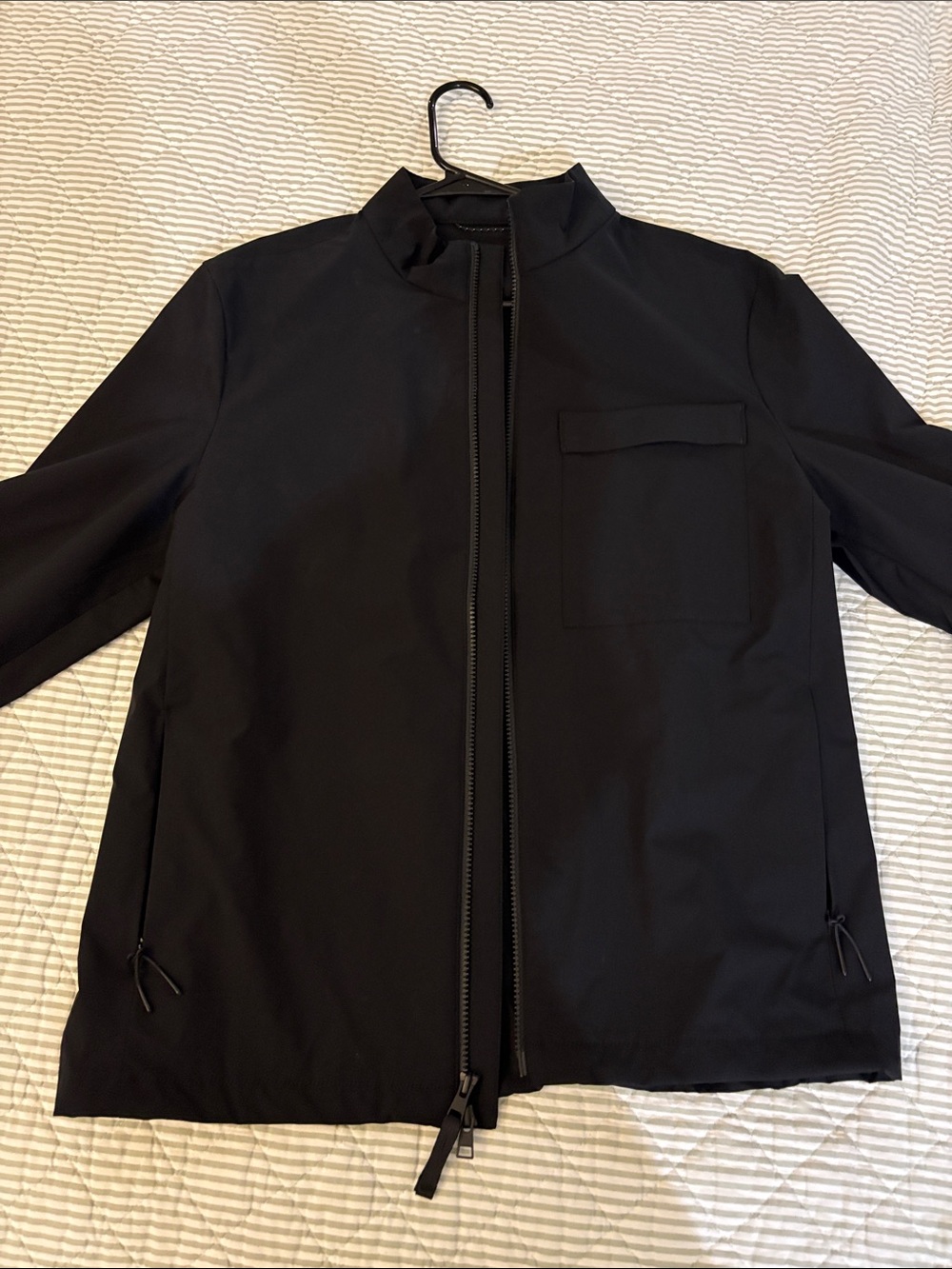 Banana Republic Men's Black Lightweight Zip Jacket